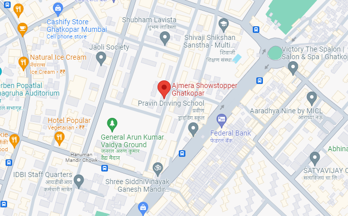 Ajmera Eden Location map